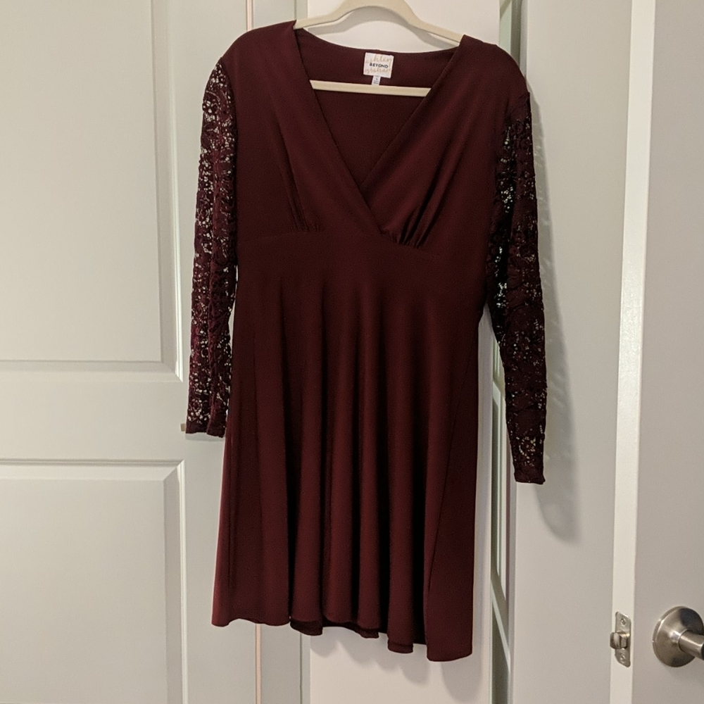 Burgundy Dress